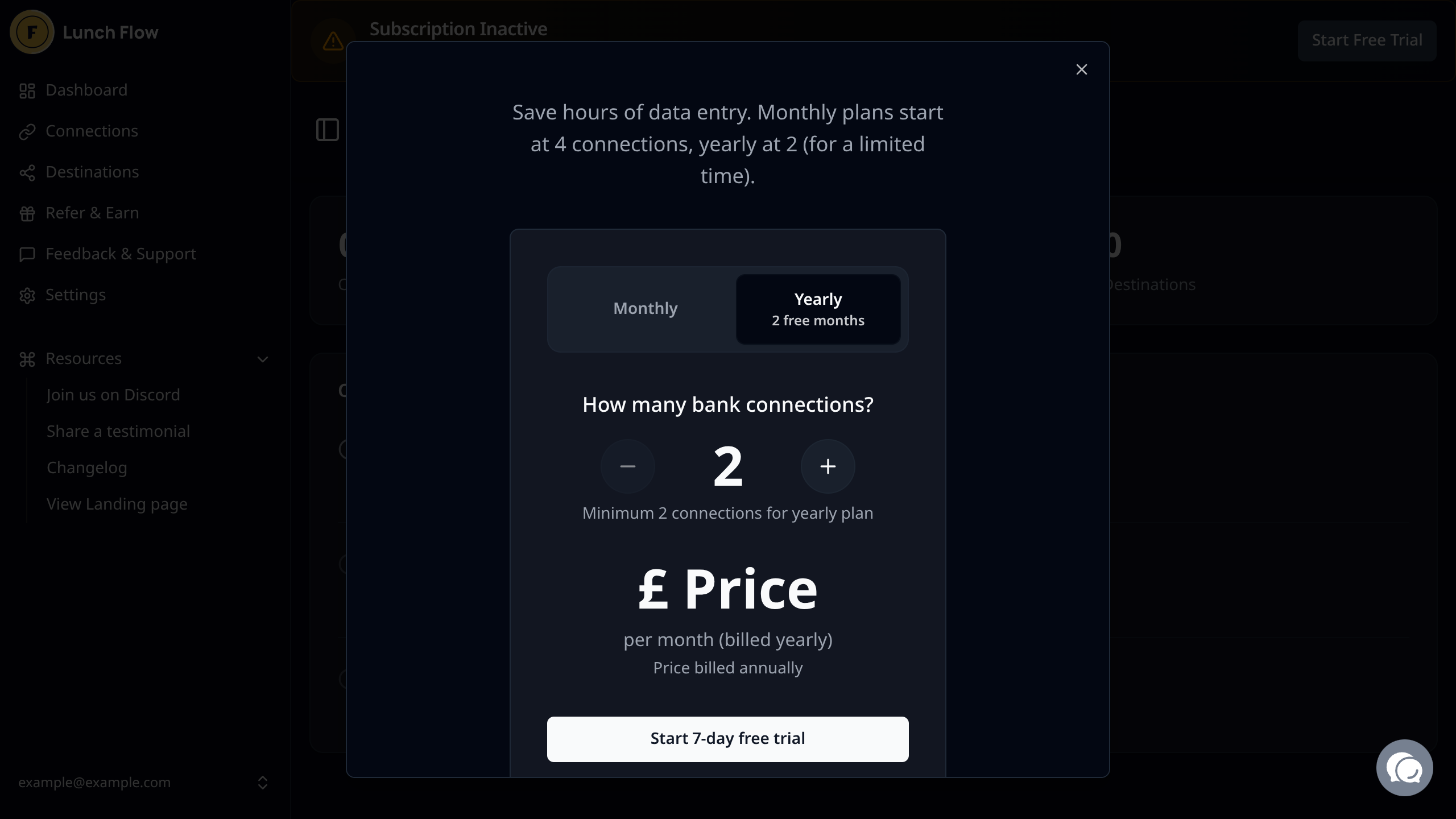Lunch Flow Plan Selection
