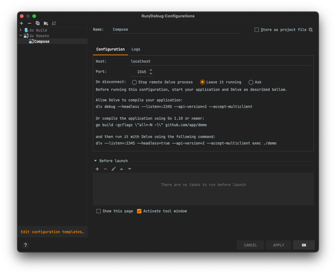 IntellJ IDEA Configuration